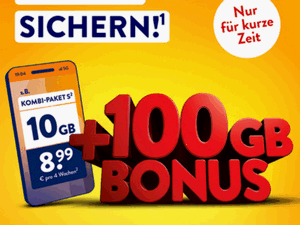 Zum Beitrag: ALDI TALK: 100 GB Datenbonus für Neukunden vom 22.7.2024 bis 18.8.2024 als ALDI TALK Sommeraktion