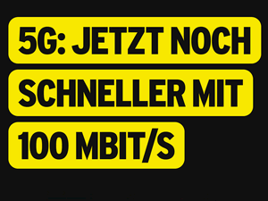 Zum Beitrag: Congstar: 5G seit 25.2.2025 mit bis zu 50 Mbit/s. gratis – Speed-Option für 3 € zusätzlich mit bis zu 100 Mbit/s.