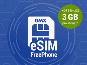 Zum Beitrag: GMX FreePhone: eSIM-Tarif mit 3 GB Allnet-Flat nur noch mit Bedingungen dauerhaft gratis (Datenautomatik)