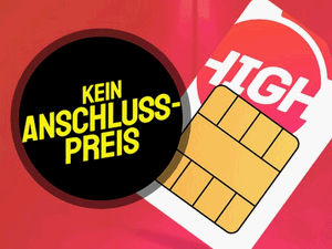 Zum Beitrag: HIGH 32 + 8 = 40 GB Allnet-Flat für 17,50 € im Monat – 100 € Wechselbonus möglich (Ø: 13,33 € mtl.)