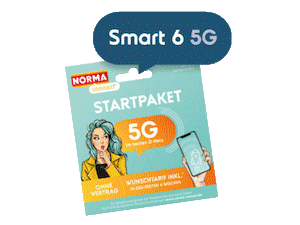 Zum Beitrag: NORMA Connect Halbjahrestarif Smart 6 jetzt mit 12 GB Datenvolumen [5G] für 29,99 €
