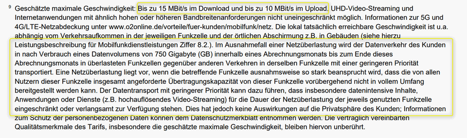 Bei einer Netzüberlastung könnten Unlimited-Tarife wie der Smart ab 750 GB niedriger priorisiert werden Bei einer Netzüberlastung könnten Unlimited-Tarife wie der Smart ab 750 GB niedriger priorisiert werden