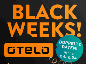 Zum Beitrag: otelo Black Week Angebote 2024: Doppeltes Datenvolumen für Classic (60 GB) und Max (100 GB) − und bei Händlern wird's noch spannend(er)!
