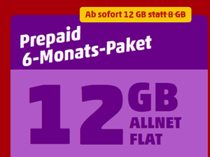 Zum Beitrag: Penny Mobil 6-Monats-Paket: Allnet-Flat + 12 GB Daten [5G] im Telekom-Netz für 29,99 €
