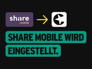 Zum Beitrag: share mobile eingestellt: Wechsel zu congstar empfohlen