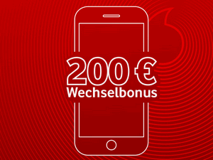 Zum Beitrag: Vodafone Wechselbonus bei Neu-Aktivierung: 200 € Aktion bis 31.3.2025 (Smart) – oder 120 € Aktion bis 24.3.2025 (GigaMobil)